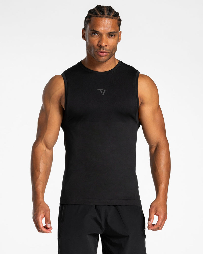 Workout Seamless Tank "Schwarz - Anthrazit"