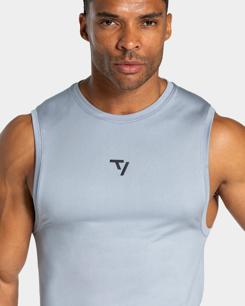 Workout Seamless Tank "Stahlblau"