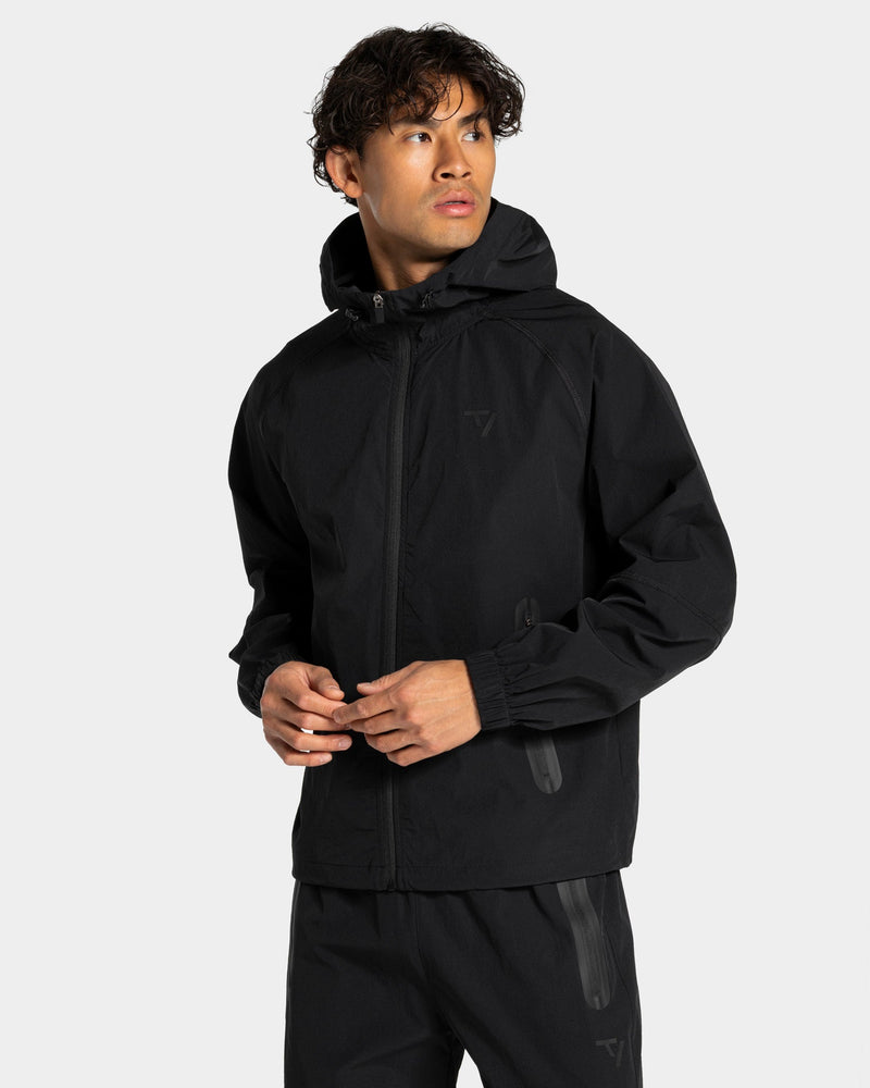 Workout Zip Jacke "Schwarz"