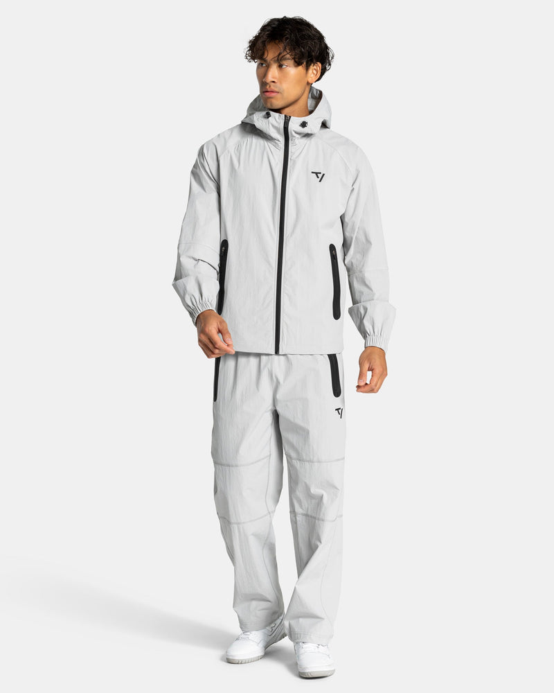 Workout Zip Jacke "Hellgrau"
