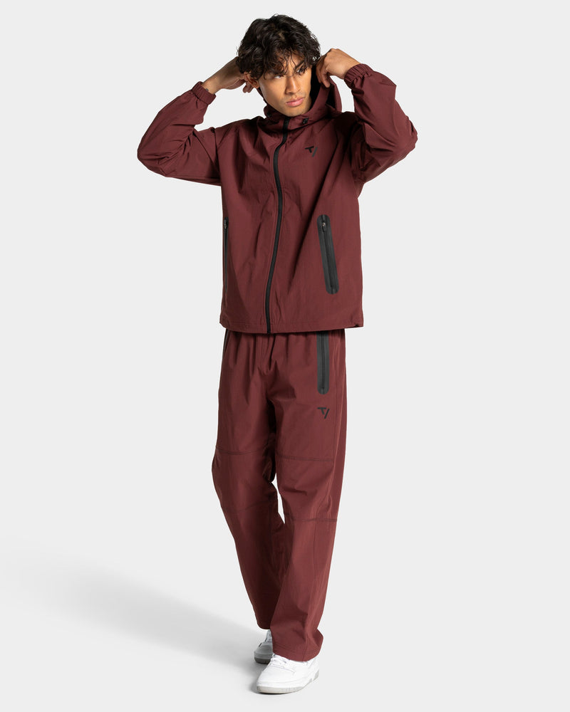 Workout Zip Jacke "Merlot"