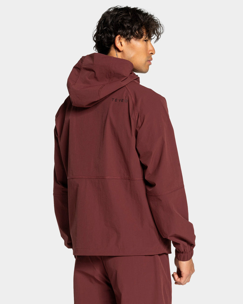 Workout Zip Jacke "Merlot"