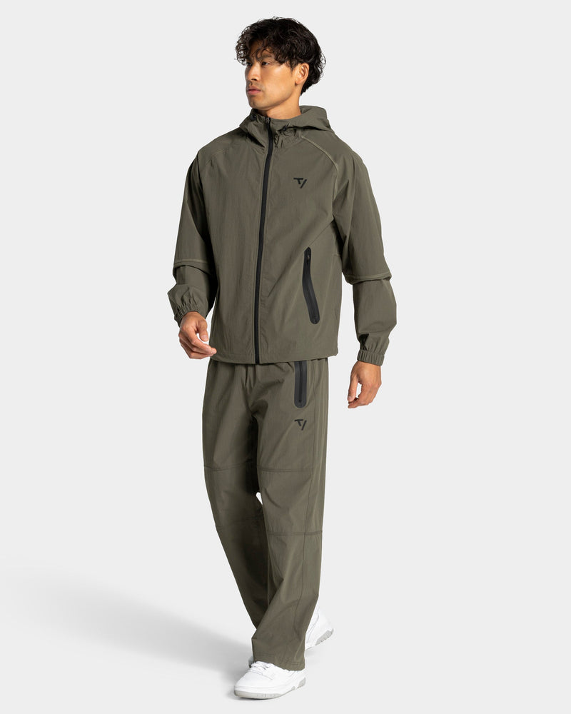 Workout Zip Jacke "Olive"