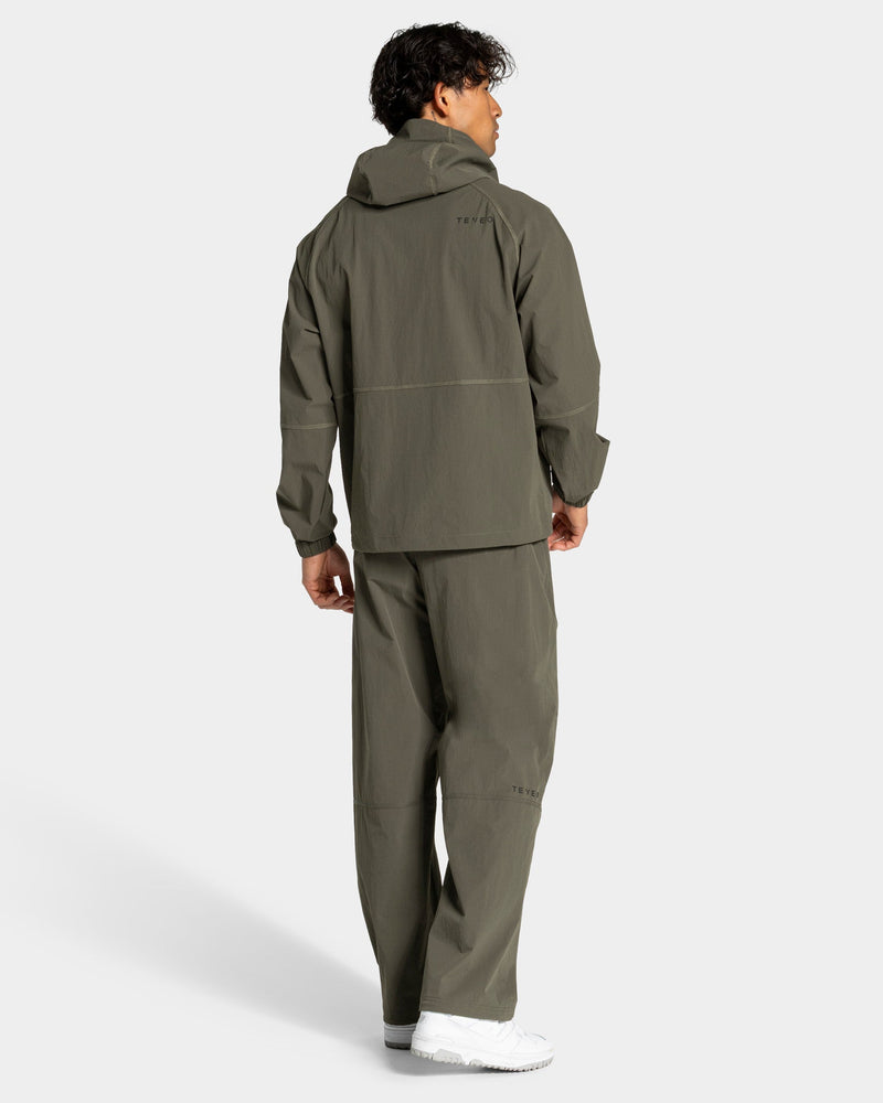 Workout Zip Jacke "Olive"