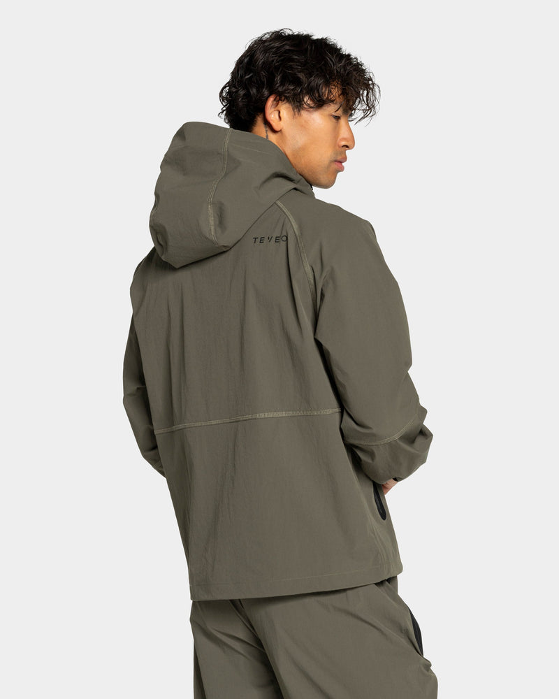 Workout Zip Jacke "Olive"