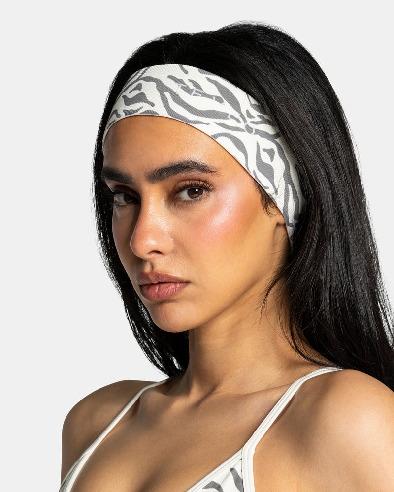 Contrastline Haarband "Zebra Off White"
