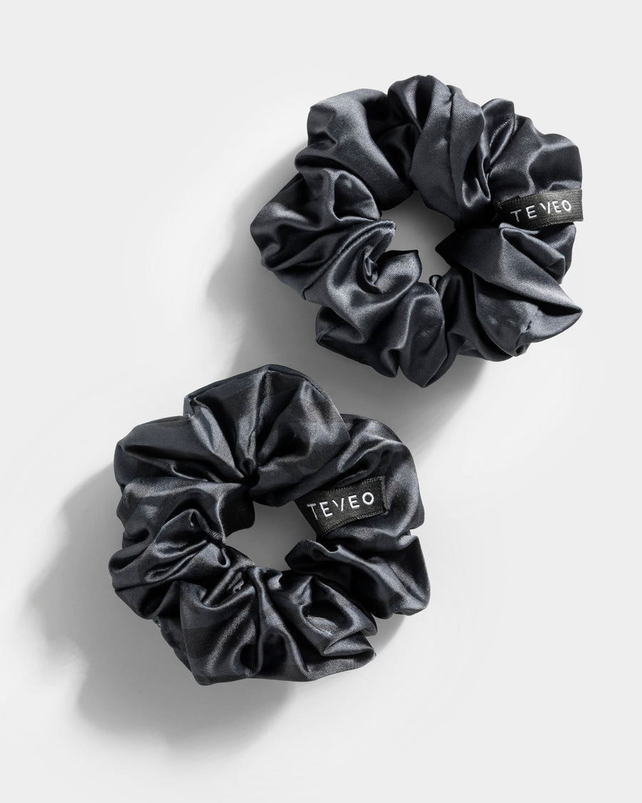 Contrastline Scrunchies (2er-Pack) ''Zebra - Schwarz''
