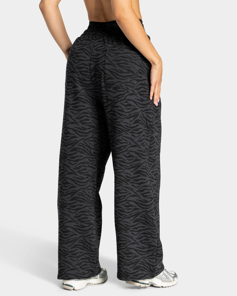 Contrastline Wide Leg Jogger "Zebra Schwarz"