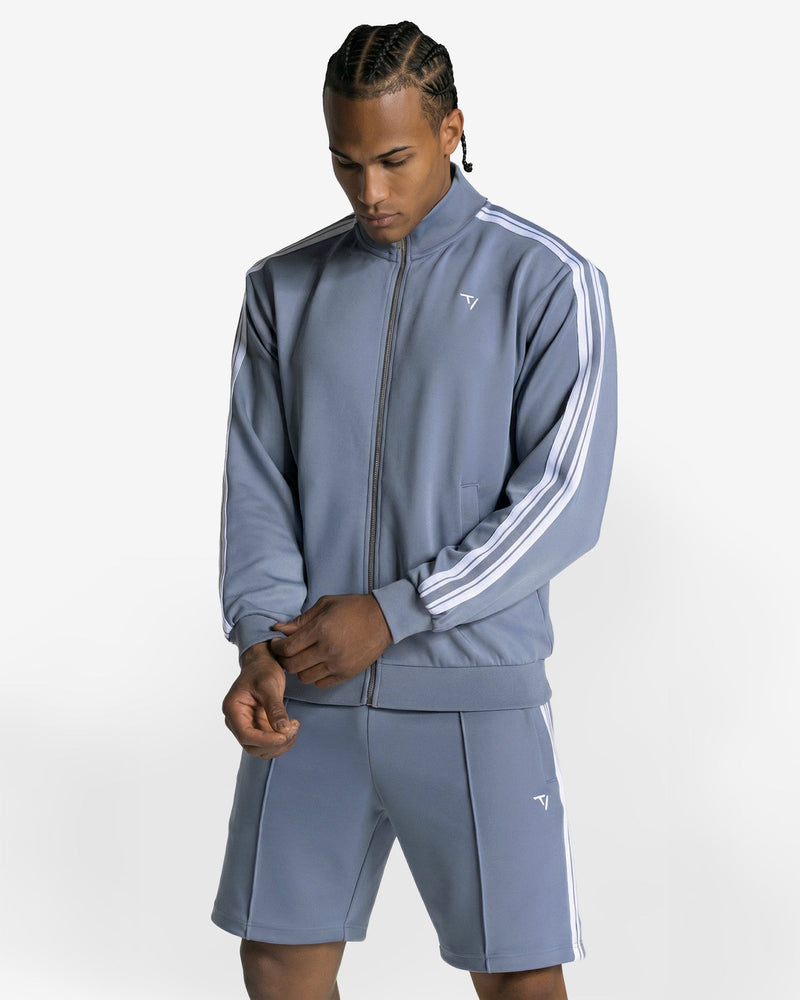 Club Zip Jacke "Stahlblau"