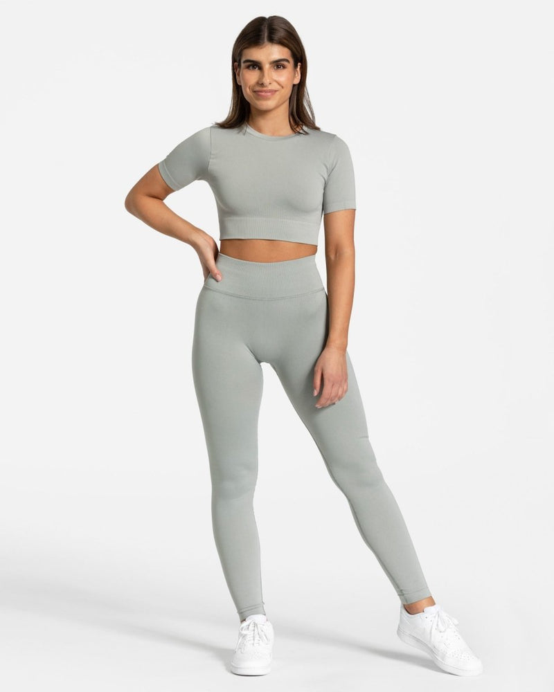 Sensation Crop Top "Grau"