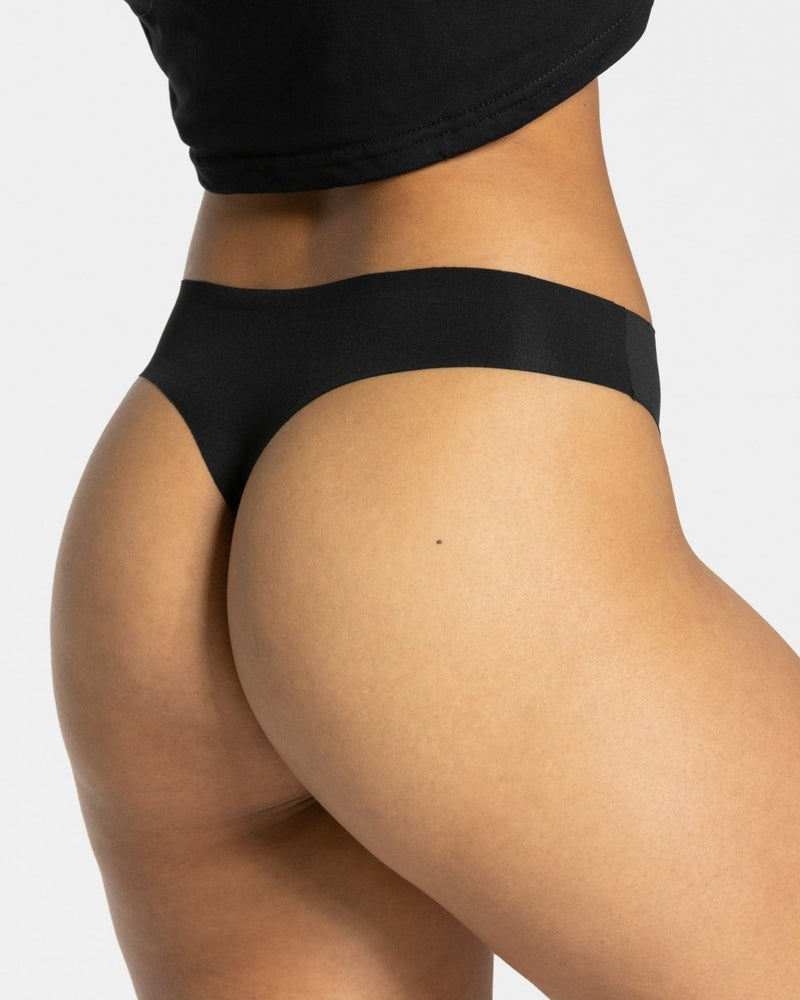 Seamless Tanga (2er-Pack) "Schwarz"