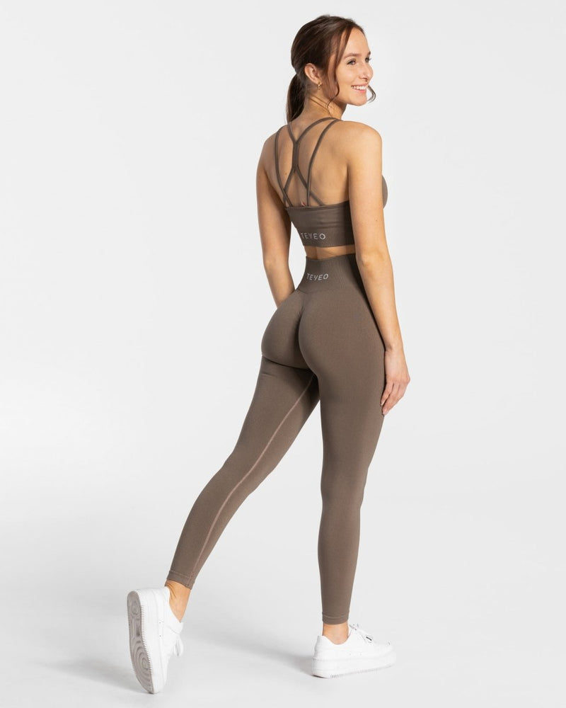 Timeless Scrunch Leggings "Taupe"