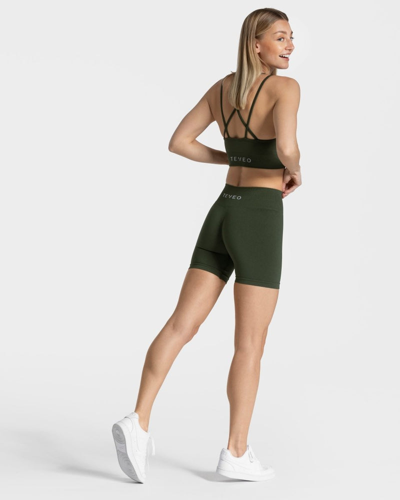 Timeless Scrunch Shorts "Khaki"