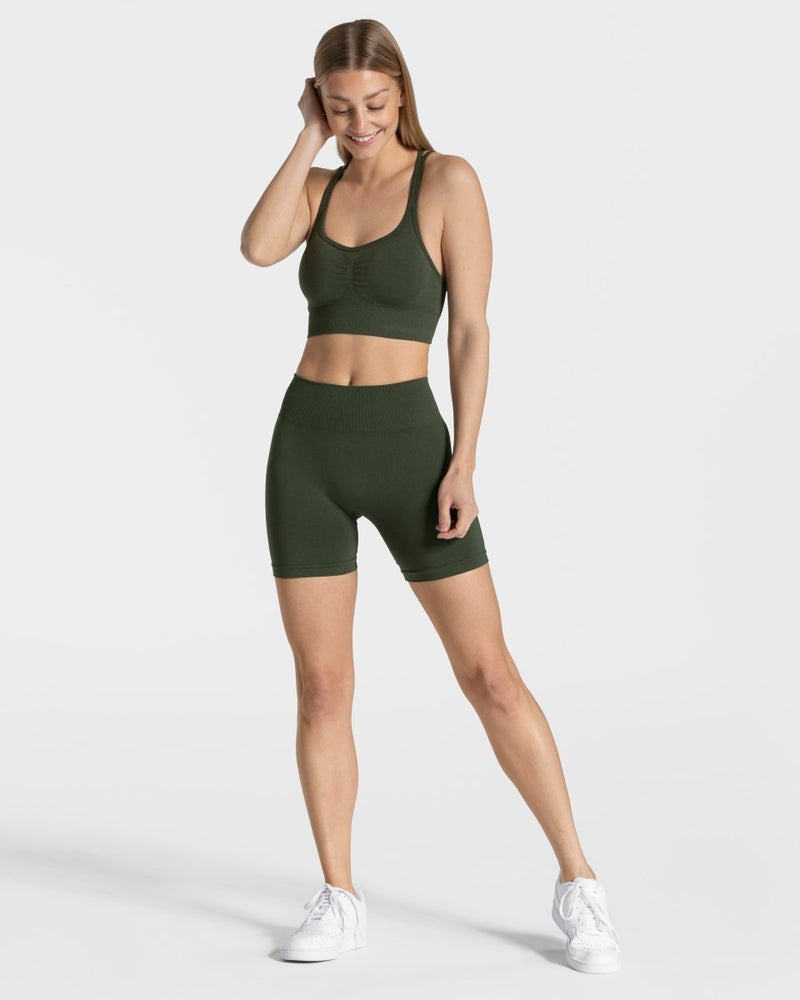 Timeless Scrunch Shorts "Khaki"