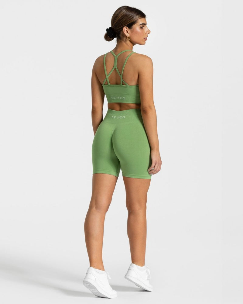 Timeless Scrunch Shorts "Olive"