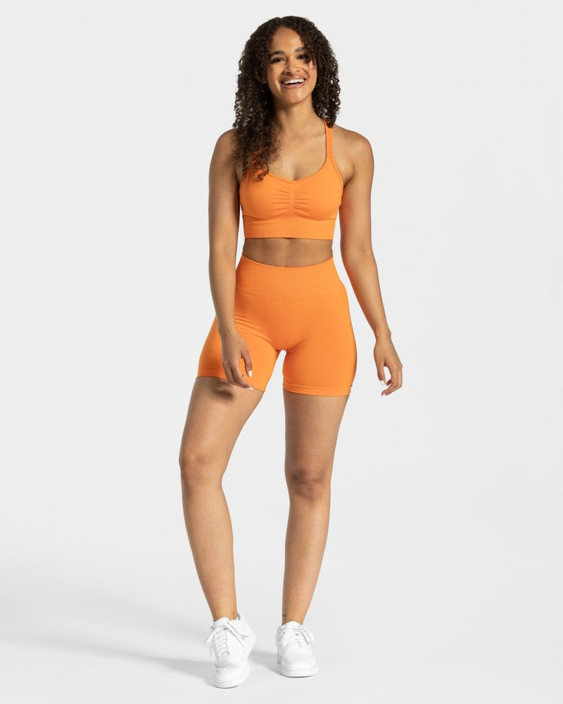 Timeless Scrunch Shorts "Orange"
