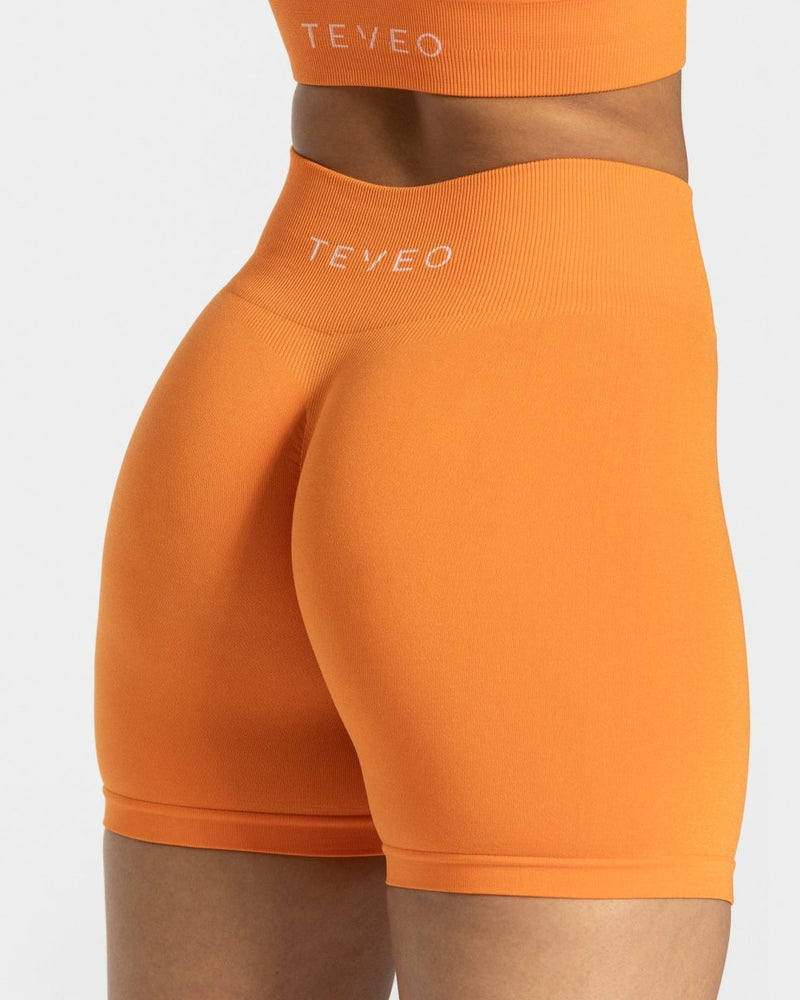 Timeless Scrunch Shorts "Orange"