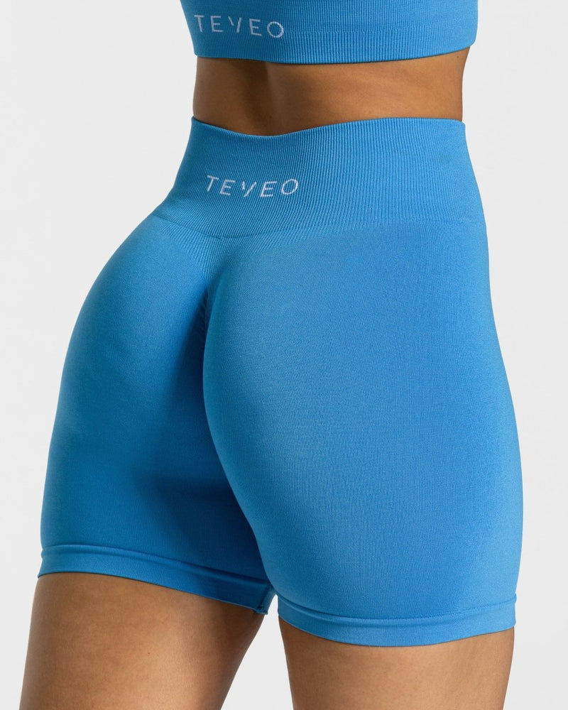 Timeless Scrunch Shorts "Sommerblau"