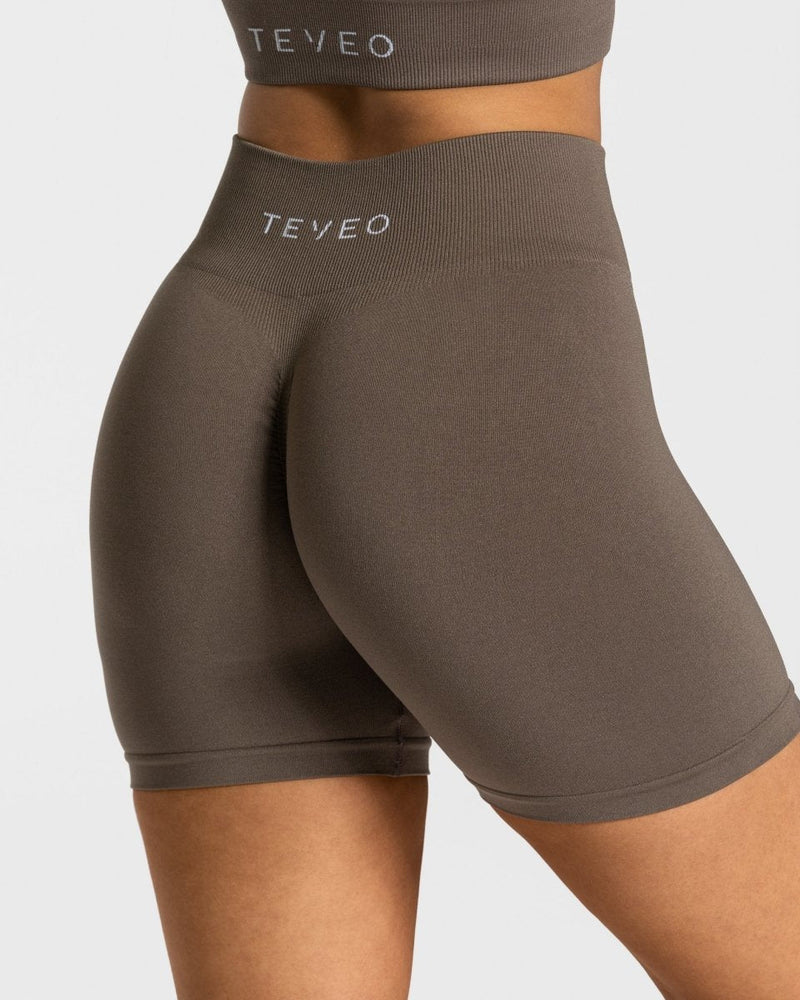 Timeless Scrunch Shorts "Taupe"