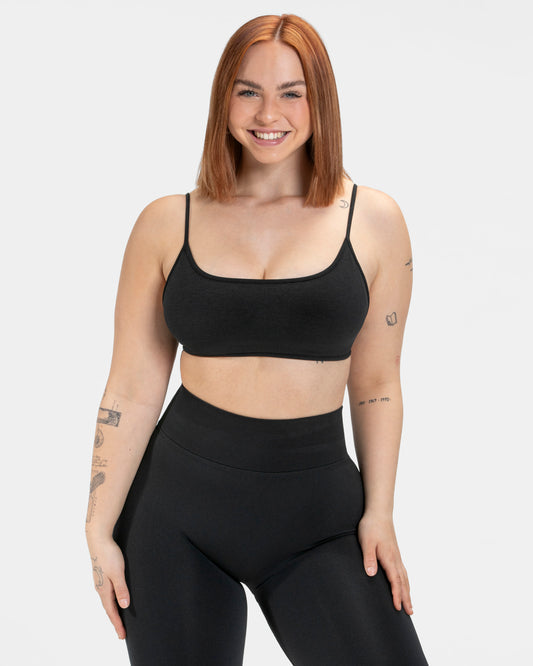 Femme Backless Bh "Schwarz"